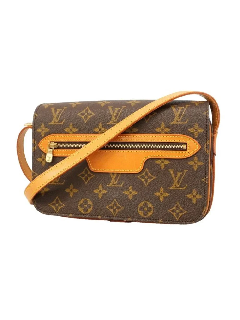 Louis Vuitton Shoulder Bag Monogram Saint Germain 24 Brown